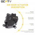 Ocpty Auxiliary Hvac Blend Air Door Actuator Fits Ford Expedition F-150 Flex Lobo Lincoln Mark Lt Navigator Replace For
