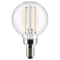 Satco S21200 3w G16 5 Led Filament Lamp Clear Candelabra Base 2700k Warm White 200 Lumens 120v 25w Incandescent Equivalent Wet 