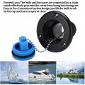 Tissting Boat Deck Fill 1 5in Abs Black White Waterer Cap Fill Hatch Inlet With Keyless Marine Filler For Yacht Blacng Boat