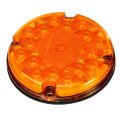 Partsam 2pcs 7 Round Led Trailer Tail Lights 17 Waterproof Park Turn Signal Flasher With Gaskets For Truck Rv Ute Utv Bus