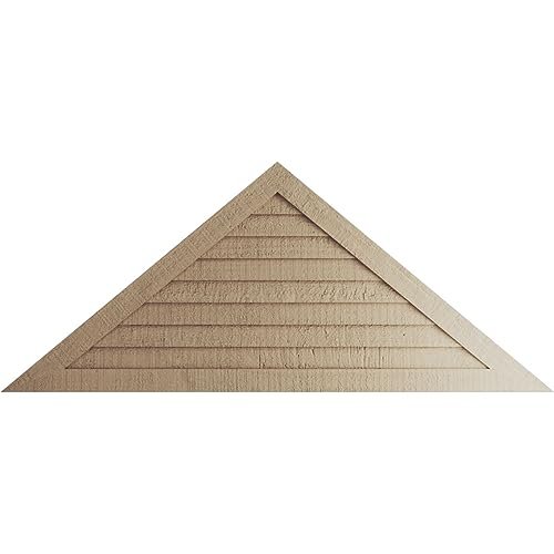 Ekena Millwork Gvurtr48x14drcpr Timberthane Rustic Urethane Gable Vents Primed Tan