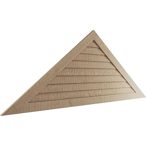 Ekena Millwork Gvurtr48x14drcpr Timberthane Rustic Urethane Gable Vents Primed Tan