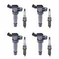 Ad Auto Parts Ignition Coil Pack 4 Coils Platinum Tt Spark Plugs Pk16tt For Hyundai Equus Genesis Santa Fe Sonata Tucson 
