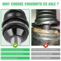 Cv Axle Rear For Arctic Cat 400 450 450i 4x4 Auto Trv Tbx 500 550 550i 650 700 1000 2006-2014 Left Right 1502-343 1502-798