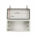 Uxcell Abs Plastic Dustproof Waterproof Ip65 Junction Box Hinged Shell Universal Electrical Project Enclosure Gray 7 9 X 3 2 8