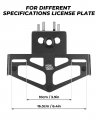 Kemimoto Compatible With 2022 Ninja 400 Fender Eliminator License Plate Bracket 400 Z400 2023 2021 2020 2019 201moto Compatible