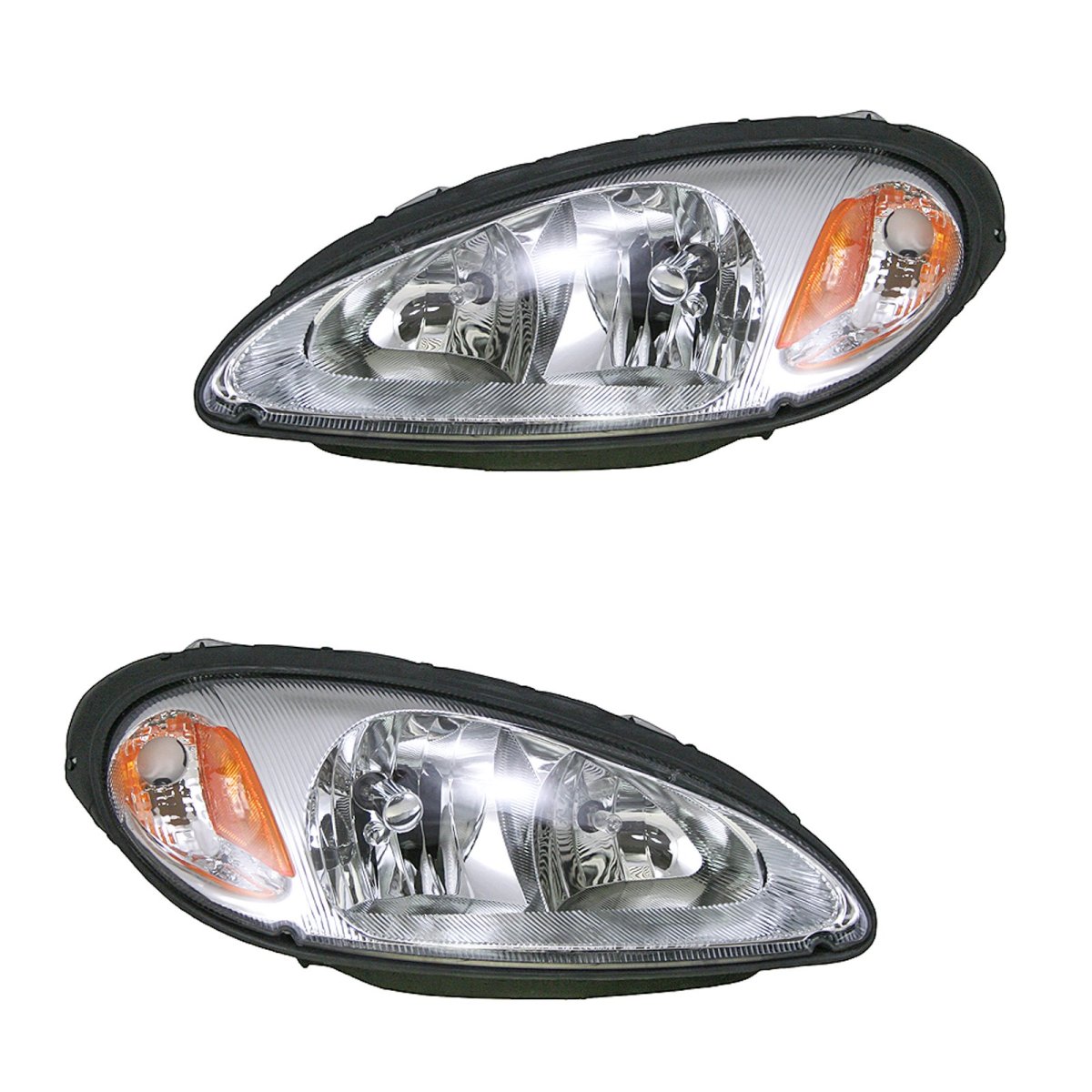 Headlight Assembly Set Of 2 For 2001-2005 Chrysler Pt Cruiser
