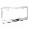 Ipick Image Made For Chevrolet Corvette C6 Zr1 3d Embossed Letters On Mirror Chrome Metal License Plate Frame