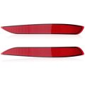 Rear Bumper Reflector Case For Chevrolet Equinox 2018 2019 2020 2021 2022 2023 Driver Left And Passenger Right Side Red 