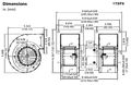Dayton 1tdp8 Rectangular Permanent Split Capacitor Specialty Blower 