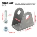 4 Pack Shock Mount Steel Base Absorption Suspension Bracket For Motorcycle Dirt Pit Bike Atv Go Kart Rlyy1037