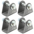 4 Pack Shock Mount Steel Base Absorption Suspension Bracket For Motorcycle Dirt Pit Bike Atv Go Kart Rlyy1037