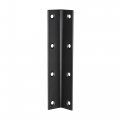 Uxcell Corner Brace Angle Bracket Fastener Stainless Steel L Shape 25mmx25mmx140mm Black With Screws 1 Pcs