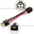 4 Pcs 7 Extension 3 Wire Plug Pin Female Ceramic And Male Universal High Low Beam Headlight For H4 9003 Bulb