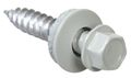 The Hillman Groupthe Group 35287 Self-piercing Sheeters Screw White 10 X 1 40-pack 