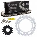 Niche Drive Sprocket Chain Combo For Honda Cbr600rr Front 16 Rear 43 Tooth 525v O-ring 112 Links