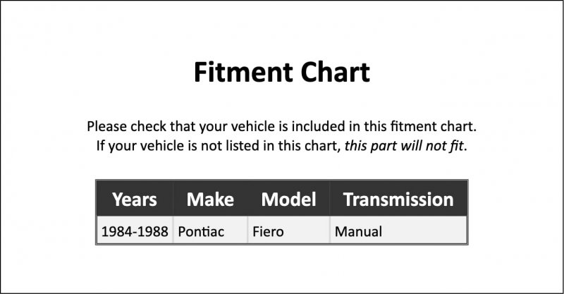 Rear Right Passenger Side Cv Axle Shaft For Pontiac Fiero Manual Transmission 1984 1985 1986 1987 1988
