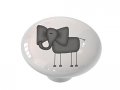 Gotham Decor Funny Elephant Ceramic Drawer Knob 
