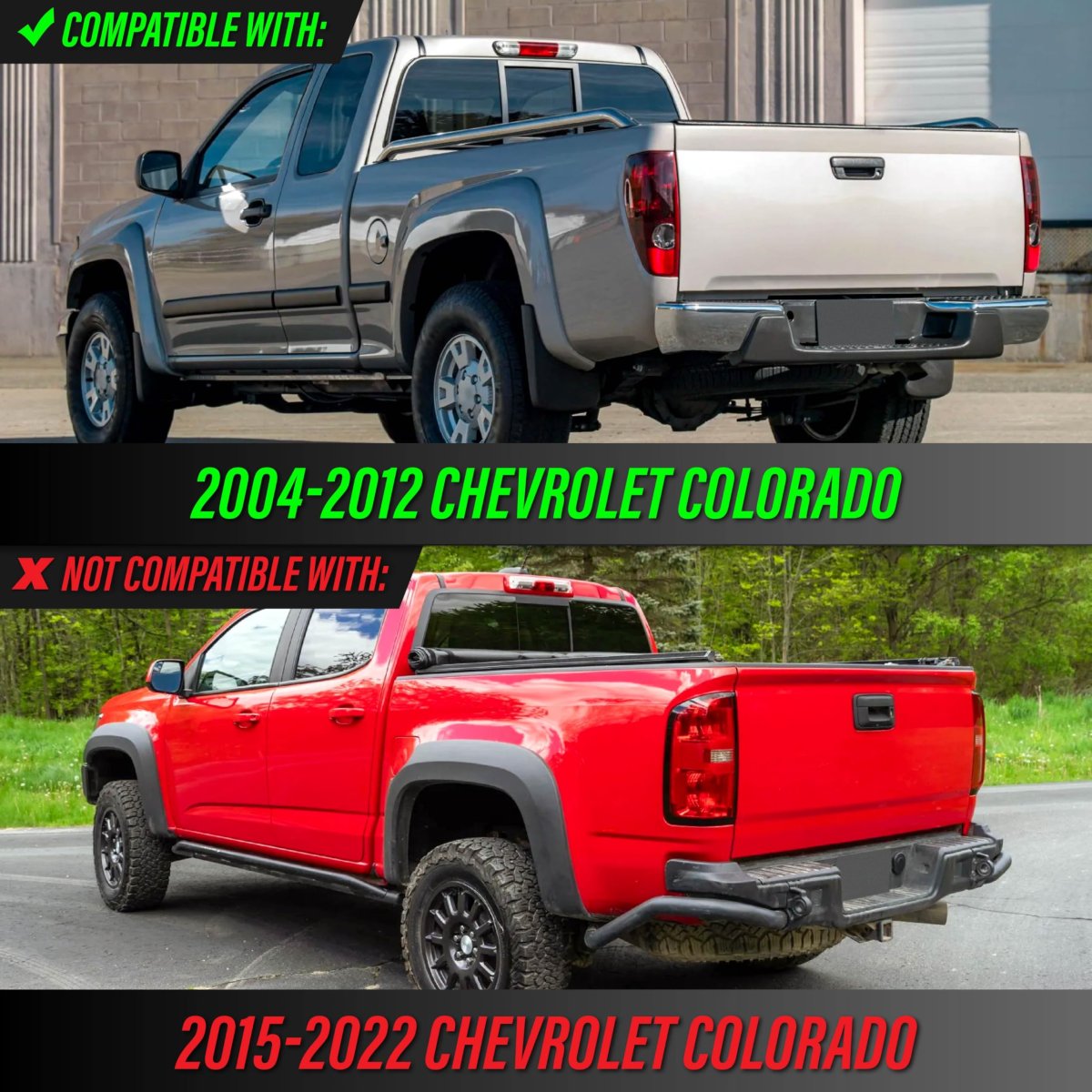 Usr Unique Style Racing 04-12 Z85 Pickup Tail Light A Rear Lamps Set Left Right For 2004-2012 Chevrolet Colorado Chevy Pick Up