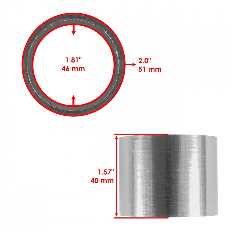 Caltric Muffler Pipe Gasket For Can-am 707601544 707600955