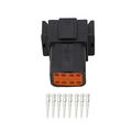 Black 10 Sets 8 Pin Dj3081y-1 6-11 21 Deutsch Connectors Dt04-8pdt06-8s Automobile Waterproof Wire Electrical Connector Plug