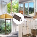 Uxcell Door Frame Weather Stripping 15ft Long 0 35 Wide Self Adhesive Foam Window Seal Soundproof V Shaped Flexible And Strip