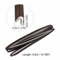 Uxcell Door Frame Weather Stripping 15ft Long 0 35 Wide Self Adhesive Foam Window Seal Soundproof V Shaped Flexible And Strip