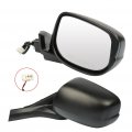 Aintier Towing Mirrors Fit For 2010-2014 Honda Insight Lx Model Power Manual Folding Adjustment Black Driver And Passenger Side