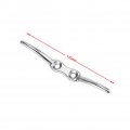 Zcargel Cleat Hook 316 Stainless Steel Boat Moorings Curtain Cleats Cleat Flag Pole For Masts Boats And Yachts 4 Inch 6 Incl