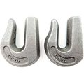 2 Forged 1 Weld On Grab Chain Hooks Grade 70