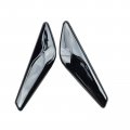 Kison Auto Left Right Chrome Fender Panel Side Marker Signal Light Finisher Trim For Bmw X3 X4 F25 F26 51117338569 51117338570