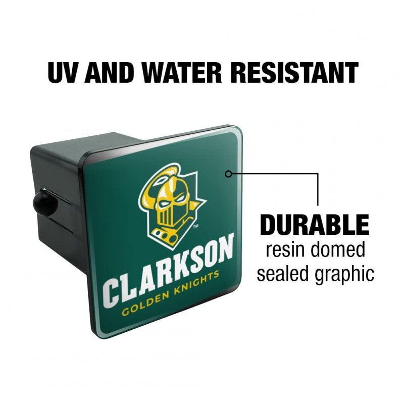 Clarkson Golden Knight Tow Trailer Hitch Cover Plug Insert 2 In Receiver Officially Licensed College Team Spirit Accessory