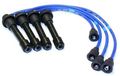 Rc-se25 Spark Plug Wire Set With 4 Silicone Wires Variable Pitch Winding And Corrosion Resistant Stainless Steel Terminals 