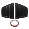 Fydun Side Window Louvers 2pcs Racing Style Air Vent Scoops Louver For Dodge 2011a 2021 Regular 