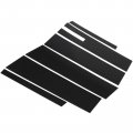 Black Pillar Posts Covers Door Trim For Ford Taurus 3 5l 2010 2019 And 2 0l 2013 2017 6 Piece Set Pc Plastic With 3m Tape 
