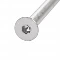 Uxcell M4x30mm 304 Stainless Steel Flat Head Hex Socket Screws Fasteners Din7991 35pcs