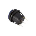 12v Round Led Illuminated Switch Heavy Duty 16a 3-pin For Automotive Marine And Rv Dashboard Red Indicator Light
