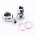 Turbo Oil Feed Line Kit For Dsm 1g Eclipse Evo 1 To 3 Td05h Mitsubishi 4g63t Engines Filter Braided Steel And Teflon Hose 