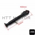 Httmt Ak-005- Adjustable Kickstand Sidestand Black Compatible With Yzf R1 98-08 R6 99-05 R6s 99-10