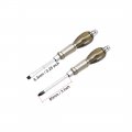 Uxcell Ph2 Phillips 1 4-inch Slotted Magnetic Impact Screwdriver Set Of 2 Pieces With 3-inch Cr-v Shaft And Hex Drive Strike