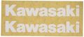 Factory Effex 09-44112 White Kawasaki Universal Swing Arm Sticker 