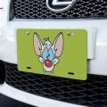 Graphics More Pinky The Brain Head Novelty Metal Vanity Tag License Plate