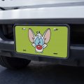 Graphics More Pinky The Brain Head Novelty Metal Vanity Tag License Plate