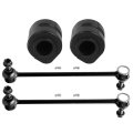 K7258 K7406 Stabilizer Bar Link Kit Bushing Front Suspension For 2001-2007 Chrysler Town Country 2001-2003 Voyager 
