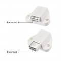Uxcell Touch Magnetic Latches Press Catch Latch For Cabinet Door Cupboard White 4pcs