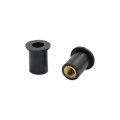 Uxcell 15pcs Black Rubber M5 Motorcycle Windscreen Windshield Fastener Well Nuts