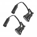 Topteng 2pcs Windshield Wiper Nozzle Spray Heated 61667110851 61667135411 For Bmw 1 Series E82 E88 2008-13 X3 E83 2004-10 X5
