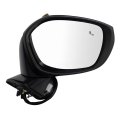 Passenger Side Door Mirror For Honda Civic 2022 2023 2024 Power Heated Manual Folding With Blind Spot Detection Primed Paint To 