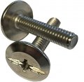 6 Hurricane Stainless Steel Sidewalk Bolts 1 4-20 X Inch Long 