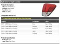 Right Passenger Side Outer Tail Light Assembly On Body Red Clear Compatible With 2019-2020 Subaru Forester Sport Utility Led